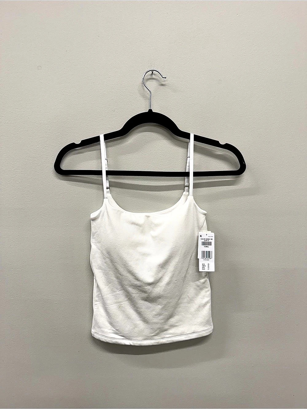Abercrombie & Fitch Bra-Free 90s Cami White XS NWT